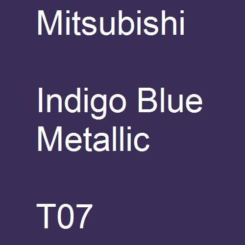 Mitsubishi, Indigo Blue Metallic, T07.